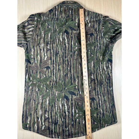 Vintage Deerskin‎ Flannel Shirt Mens Medium Multi Cotton Realtree Camo Button Up - Picture 5 of 5
